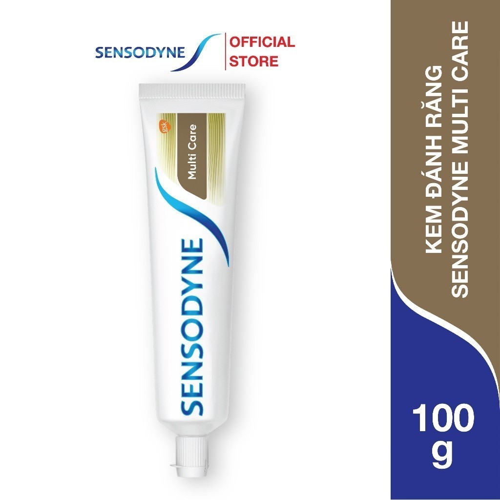 Ảnh Bộ 3 Kem đánh răng SENSODYNE Multi Care 100g giúp giảm ê buốt hiệu quả và giúp nướu chắc khỏe 1