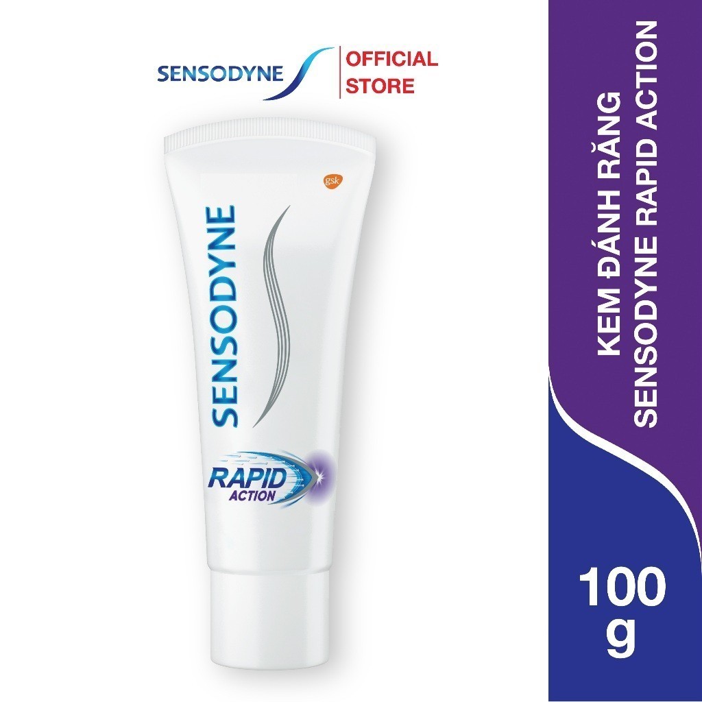 Ảnh Bộ 3 Kem đánh răng SENSODYNE Rapid Action 100g giúp giảm ê buốt nhanh 2