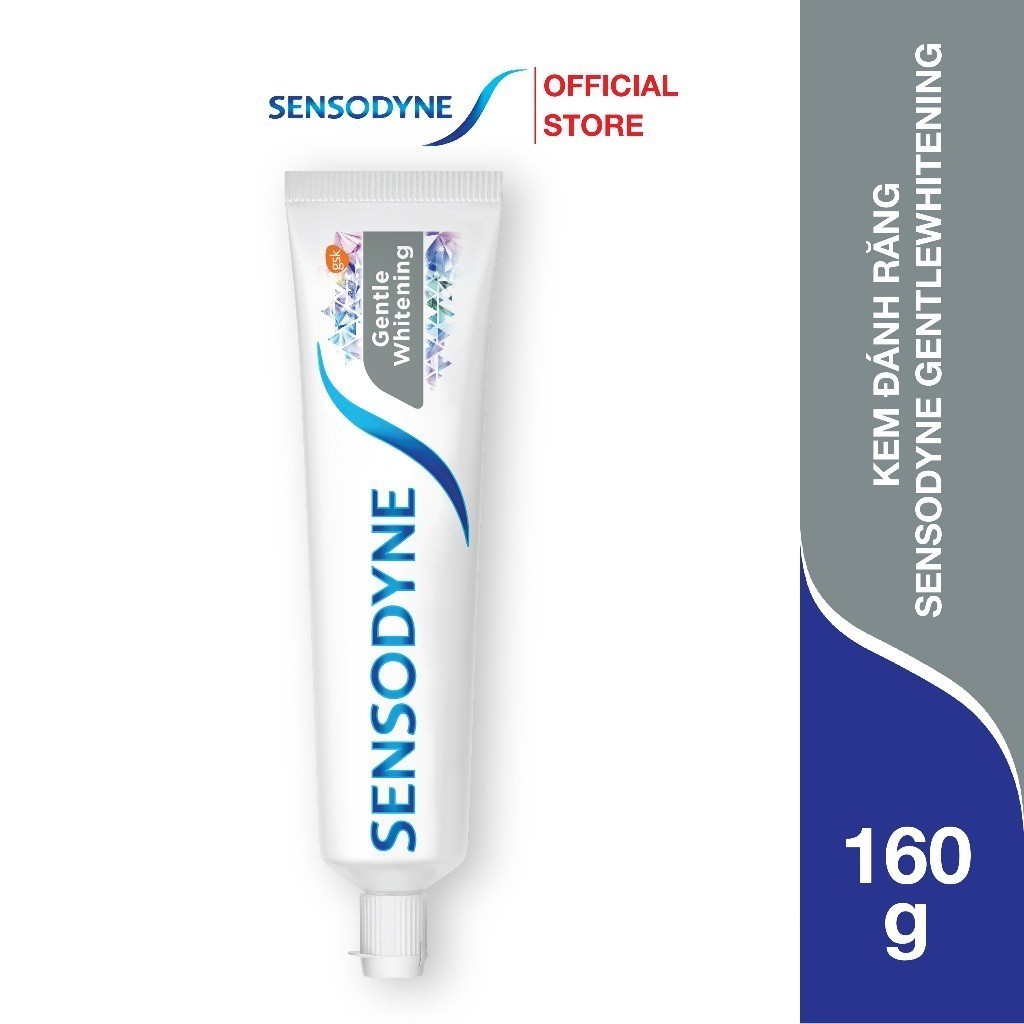 Ảnh Bộ 3 Kem đánh răng SENSODYNE Gentle Whitening 160g giúp giảm ê buốt hiệu quả và làm trắng răng tự nhiên 2