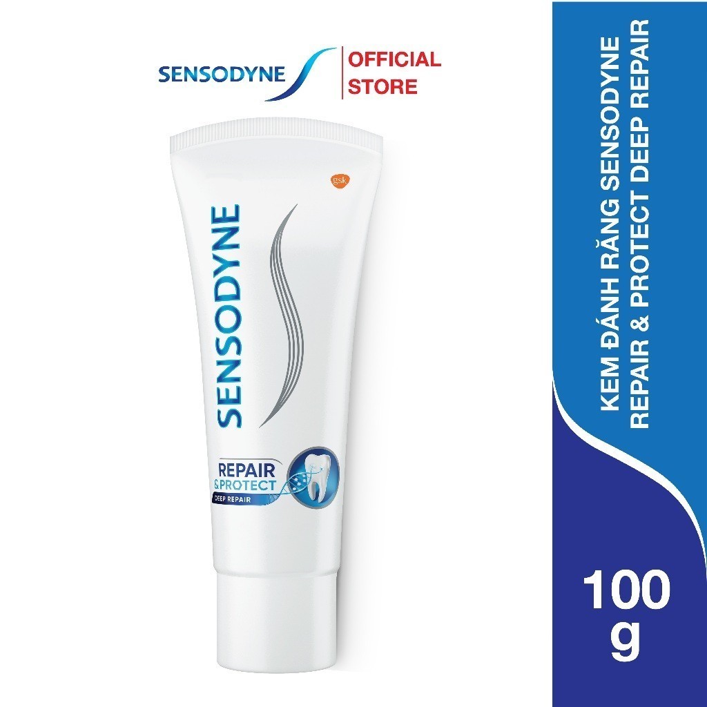 Ảnh Bộ 3 Kem đánh răng SENSODYNE Repair & Protect Deep Repair 100g giúp phục hồi sâu và bảo vệ răng ê buốt 2