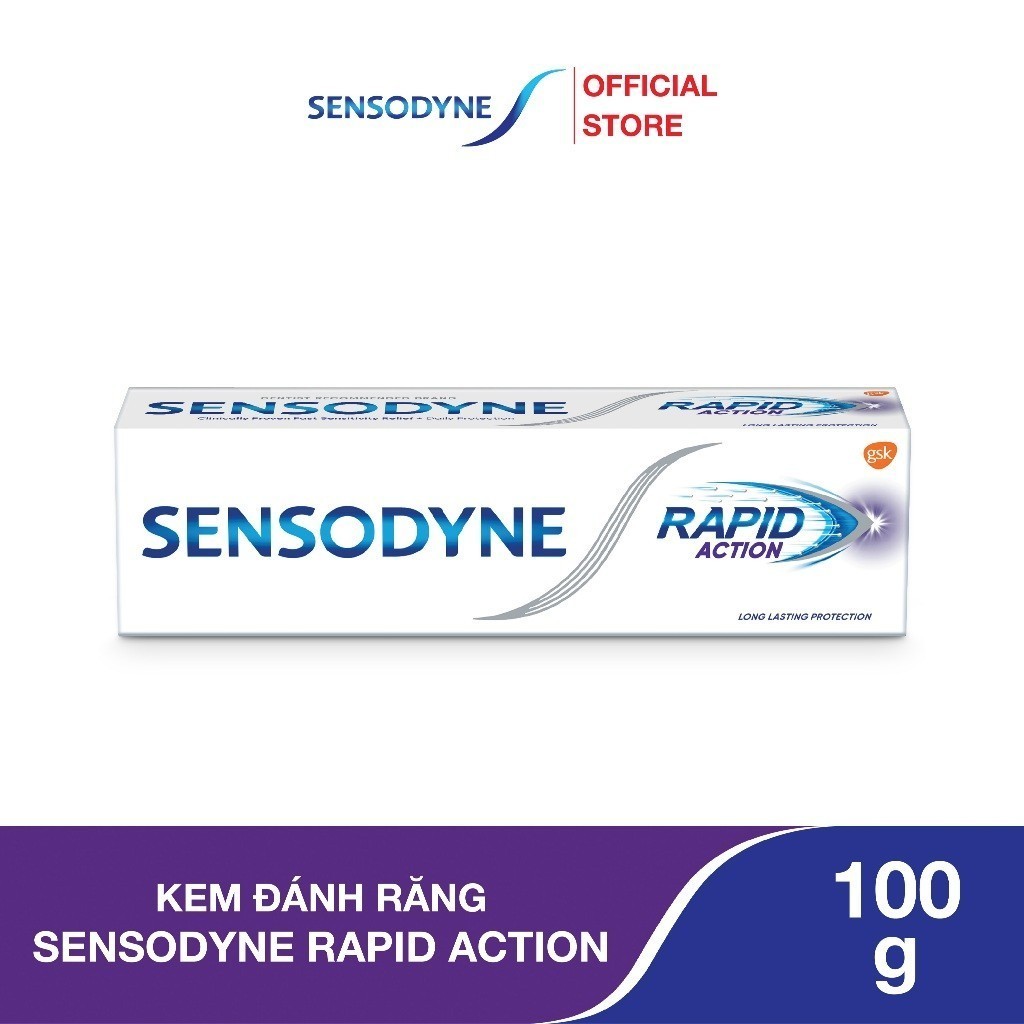 Ảnh Bộ 4 Kem đánh răng SENSODYNE Rapid Action 100g giúp giảm ê buốt nhanh 1