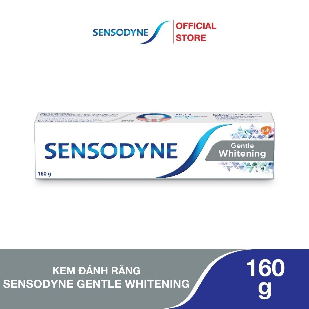 Ảnh Kem đánh răng SENSODYNE Gentle Whitening 160g giúp giảm ê buốt hiệu quả và làm trắng răng tự nhiên 1