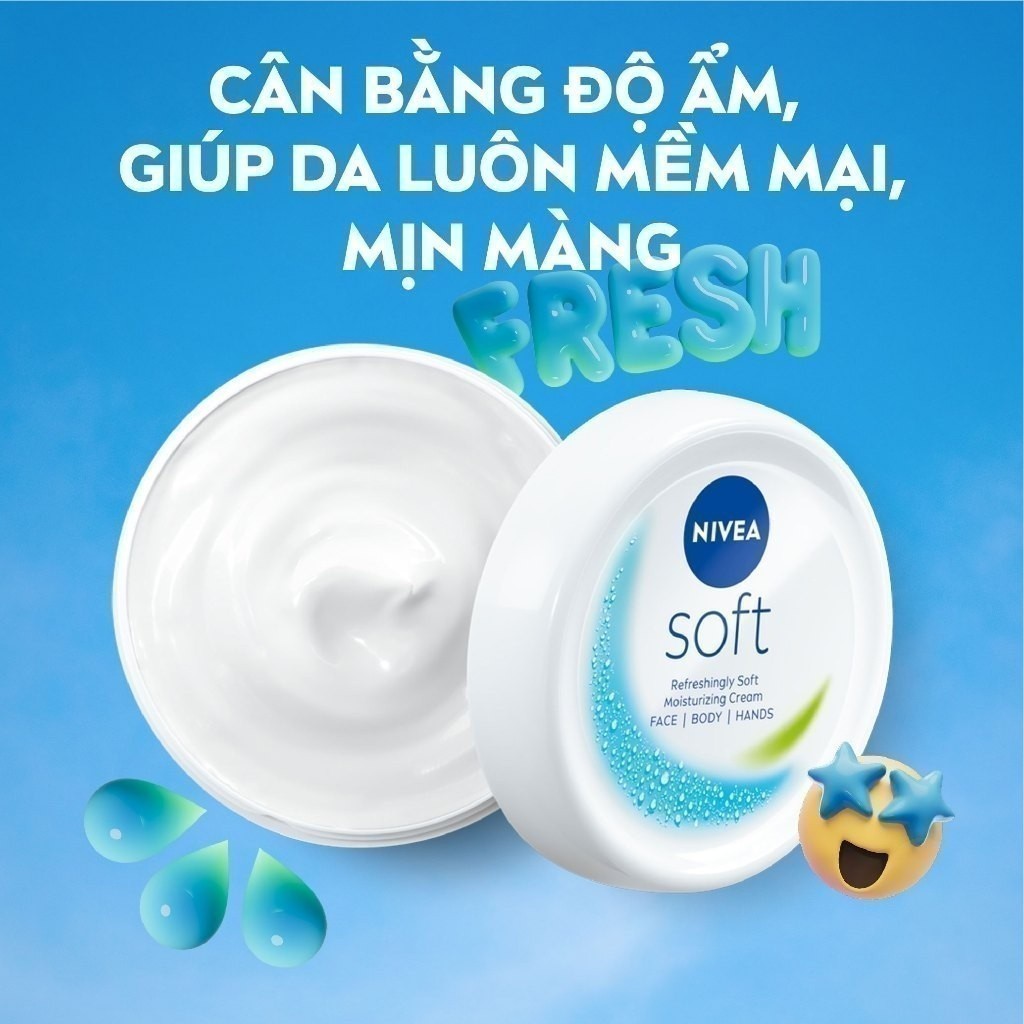 Ảnh Kem Dưỡng Mềm Da NIVEA Soft Crème (50 ml) - 89054 4