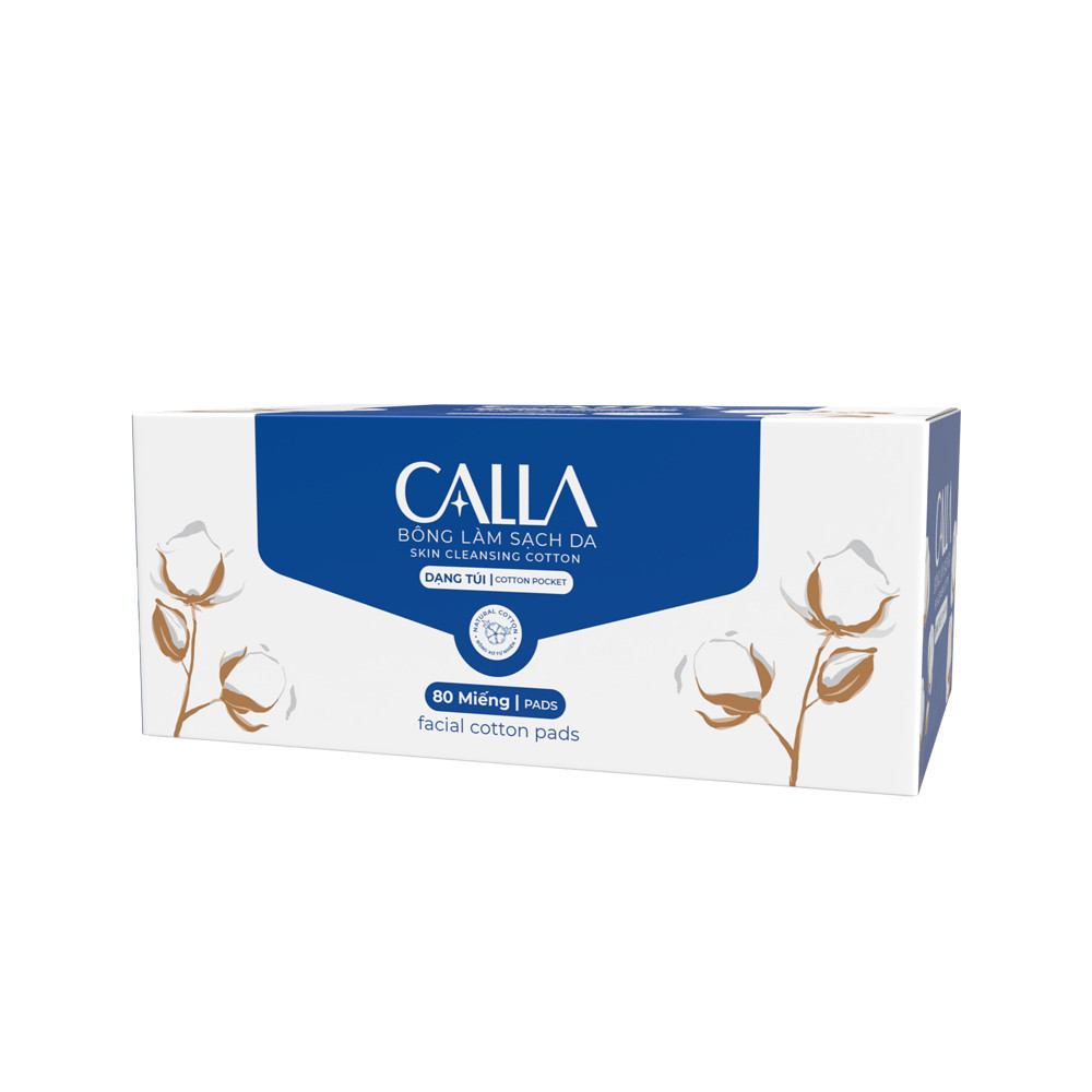 Ảnh Combo 3 Bông tẩy trang Bông Bạch Tuyết Calla Xỏ Ngón Dạng Túi, làm sạch da 80 miếng/hộp 4