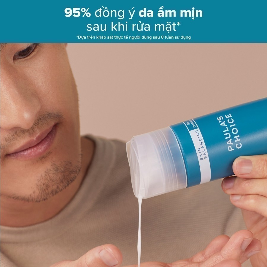 Ảnh Sữa rửa mặt cân bằng độ ẩm và giảm dầu Paula's Choice Skin Balancing Oil Reducing Cleanser 473ml - 1151 2