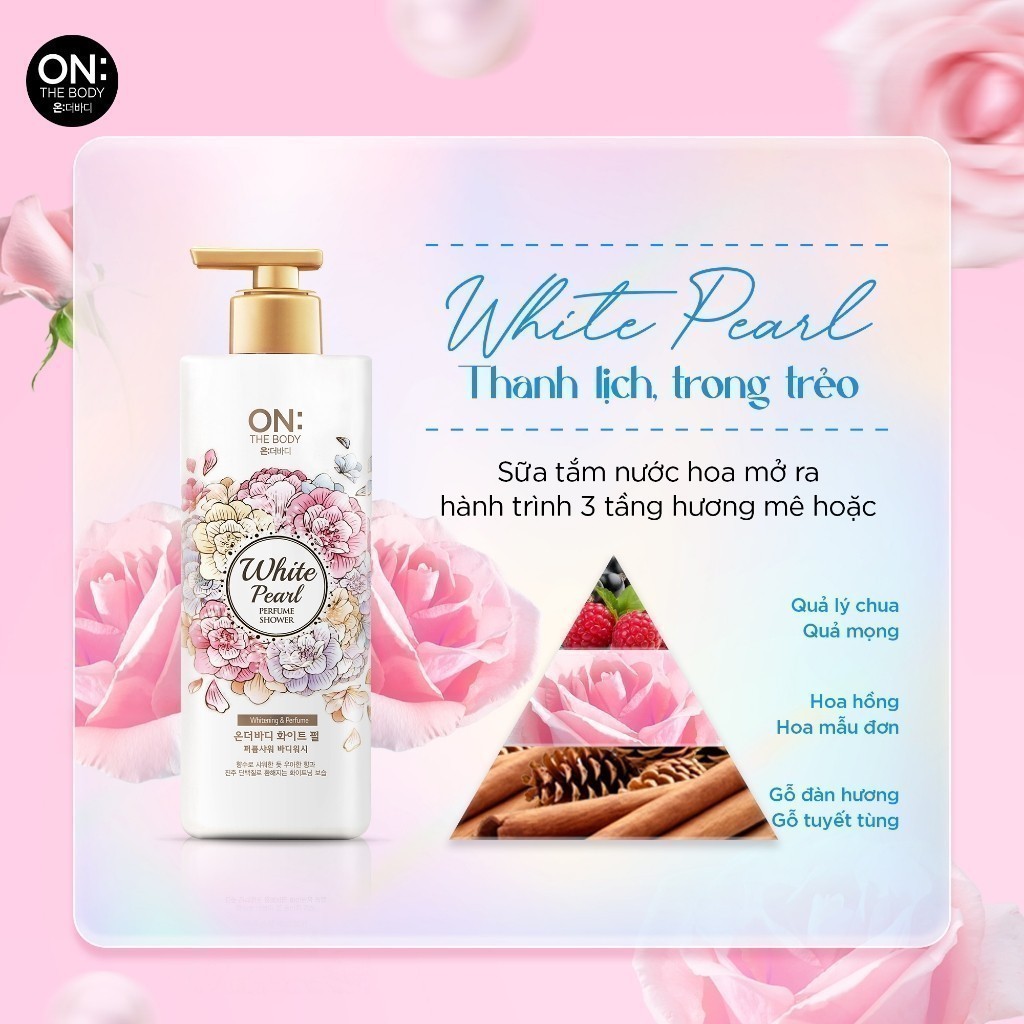 Ảnh Sữa tắm dưỡng ẩm hương nước hoa On: The Body Perfume 500g 3