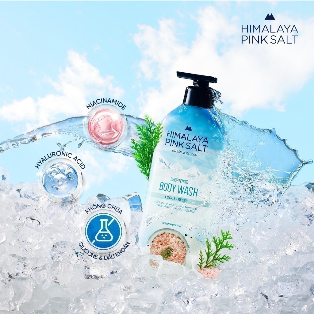 Ảnh [DUNG TÍCH LỚN] Sữa tắm muối hồng Himalaya 800g 2