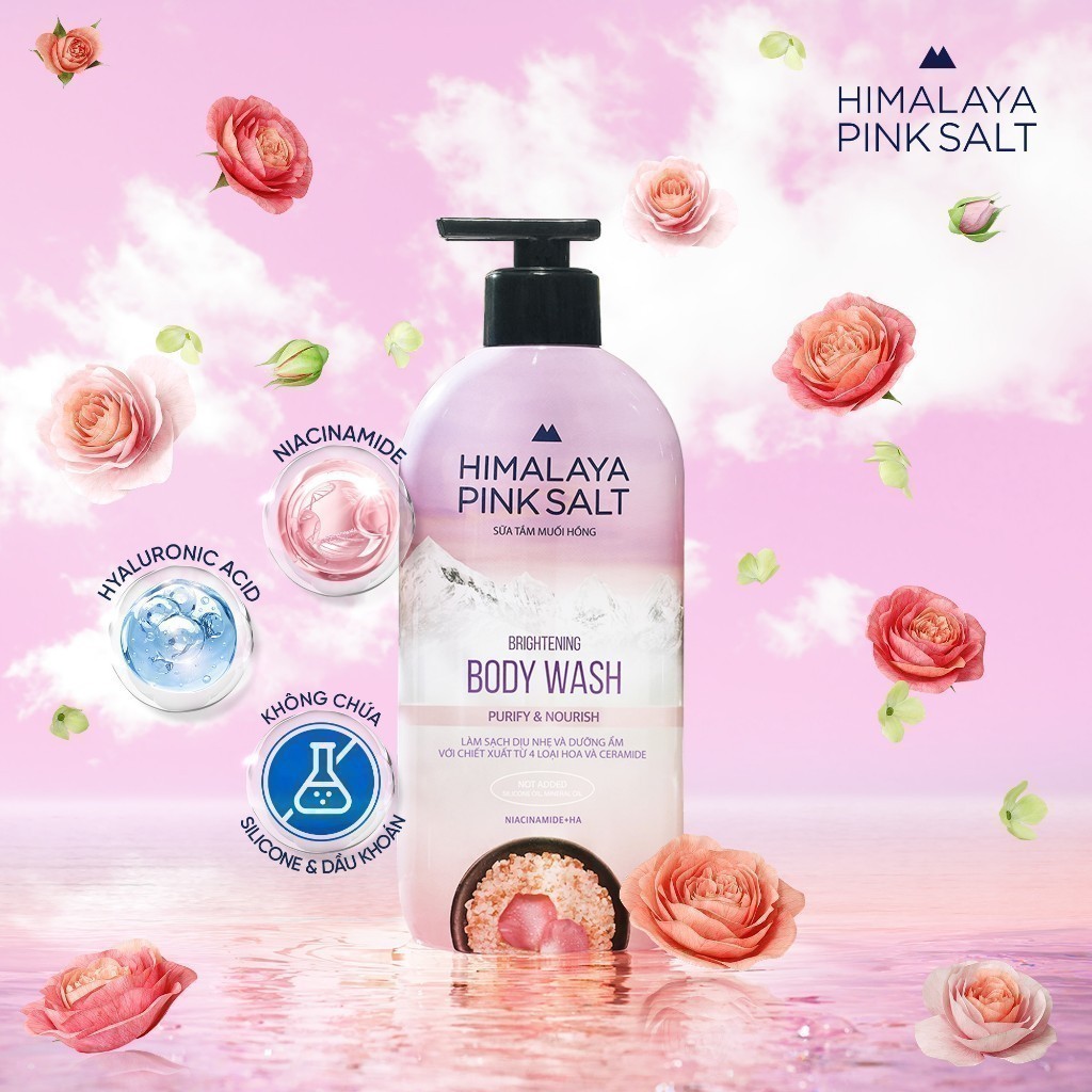 Ảnh [DUNG TÍCH LỚN] Sữa tắm muối hồng Himalaya 800g 4