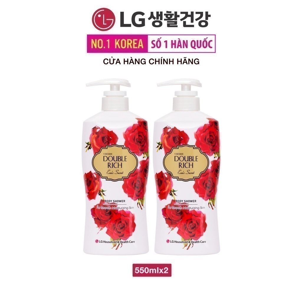 Ảnh Combo 2 Sữa tắm Double Rich hương hoa chiết xuất từ thiên nhiên - Eva Secret 4
