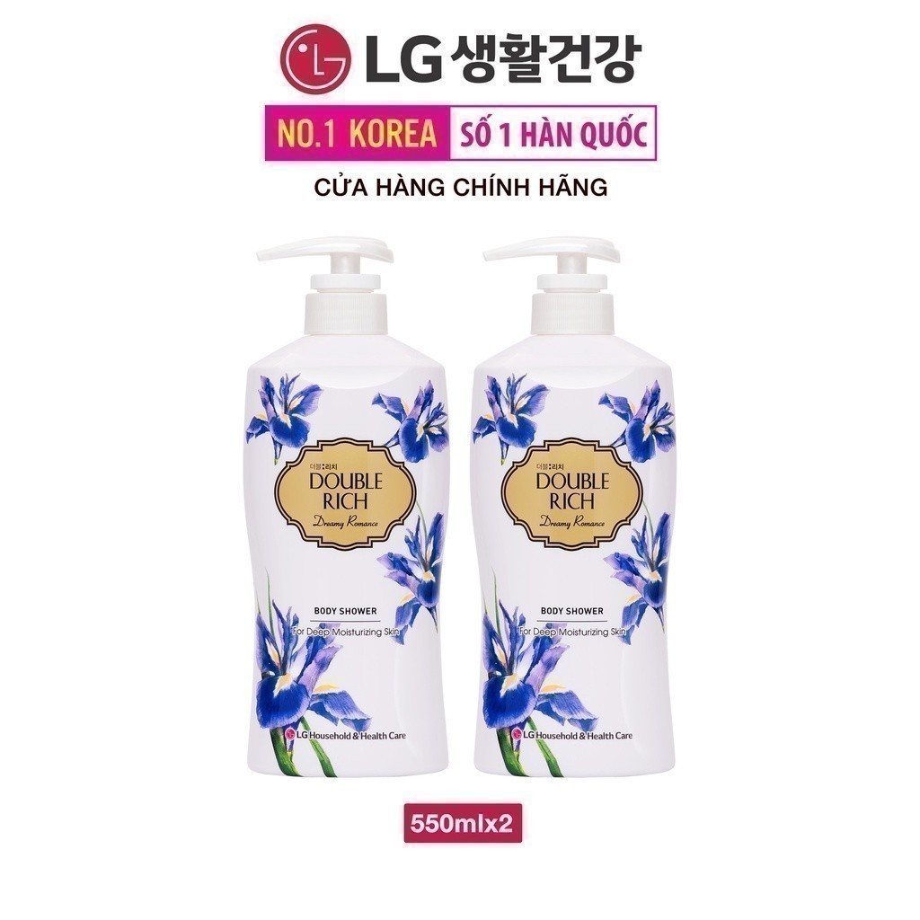 Ảnh Combo 2 Sữa tắm Double Rich hương hoa chiết xuất từ thiên nhiên - Iris 4