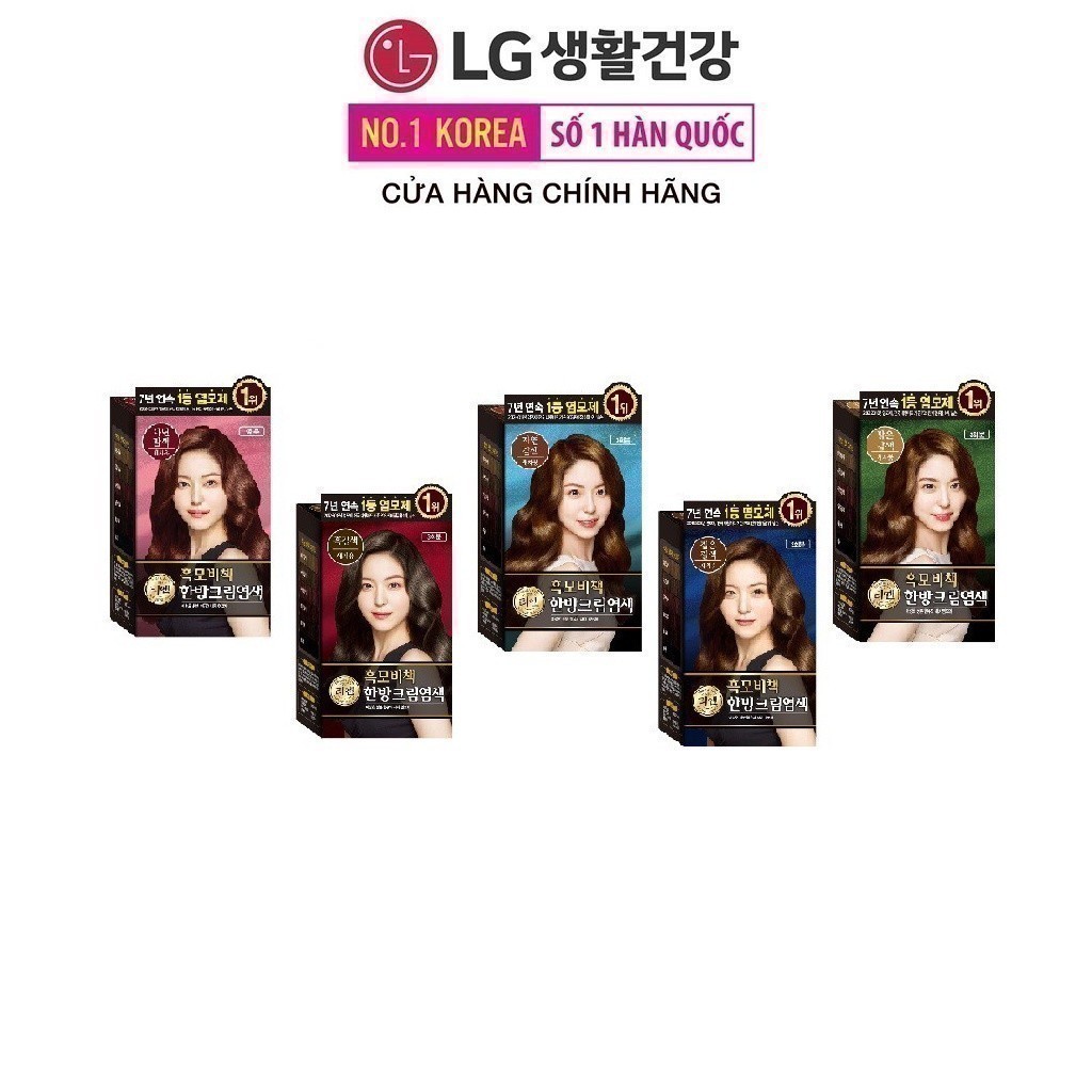 Ảnh Kem nhuộm tóc phủ bạc thảo mộc Reen Heaukmobicheak Oriental Hair Dye Cream 128g 1