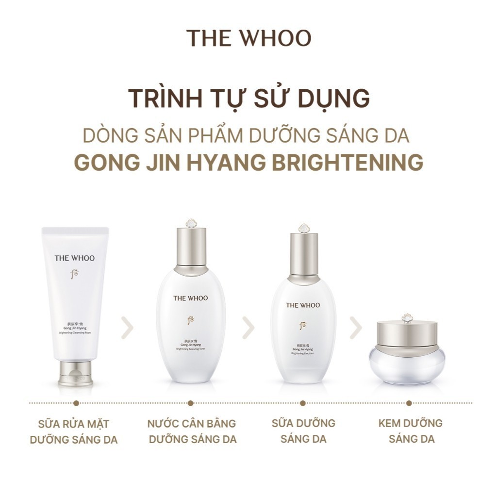 Ảnh Nước cân bằng dưỡng sáng da THE WHOO Gong Jin Hyang Brightening Balancing Toner 150ml 2