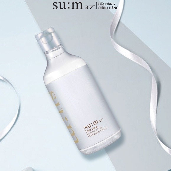 Ảnh Bộ Nước tẩy trang giàu ẩm 3 trong 1 Su:m37 Skin Saver Essential Cleansing Water 400ml+100ml 1