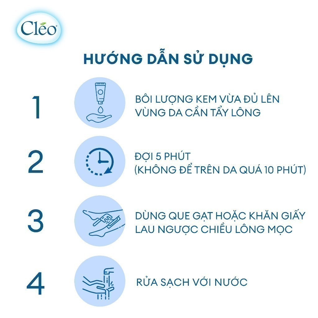 Ảnh Kem Tẩy Lông đa vùng Hương Nước Hoa Cléo Avocado Hair Removal For All Skin Type 70G 4