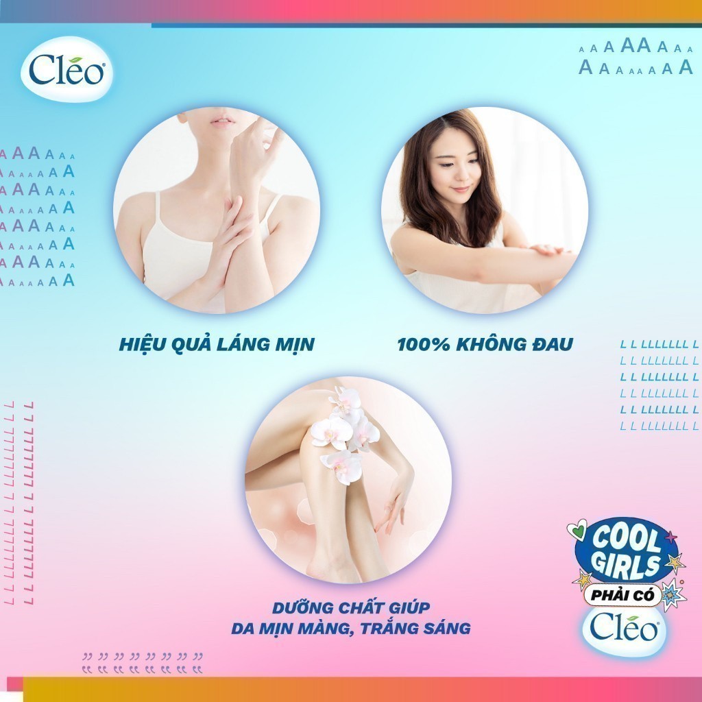 Ảnh Kem bơ tẩy lông Cléo Lotion dạng sữa cho mọi loại da - sạch lông sáng mịn trong 4 phút 90ML 3