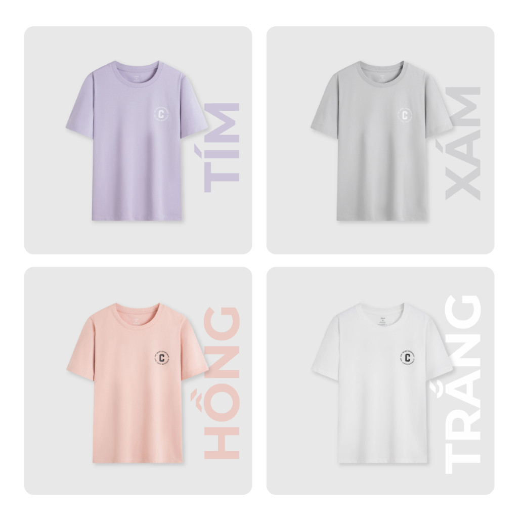 Ảnh Áo phông nữ CANIFA cổ tròn cộc tay chất liệu cotton dáng basic in hình 6TS25S022 3