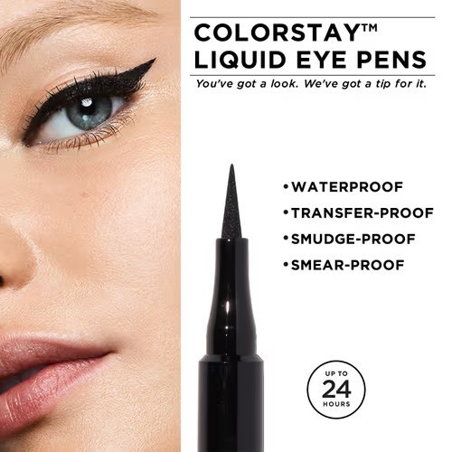 Ảnh Bút Kẻ Mắt Revlon ColorStay Liquid Eyeliner Pen Classic - Blackest Black (1.6g) 1