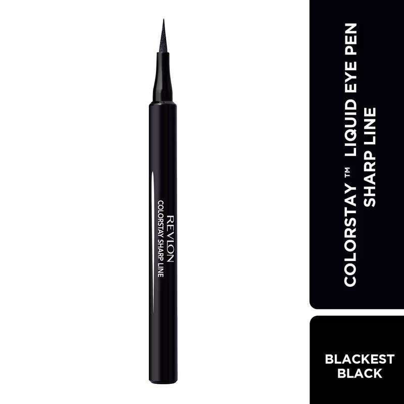 Ảnh Bút Kẻ Mắt Revlon ColorStay Liquid Eyeliner Pen Classic - Blackest Black (1.6g) 2