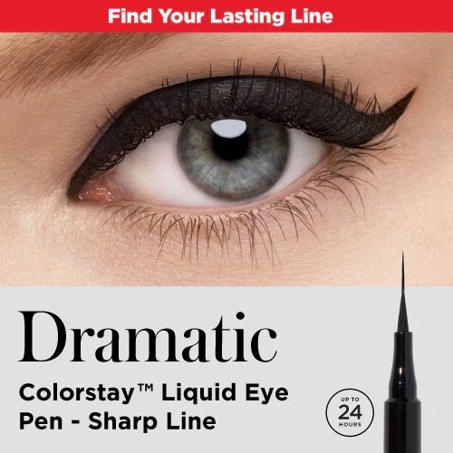 Ảnh Bút Kẻ Mắt Revlon ColorStay Liquid Eyeliner Pen Classic - Blackest Black (1.6g) 3