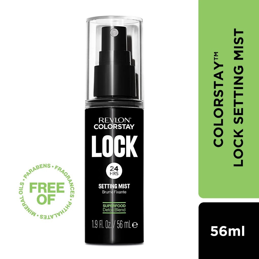 Ảnh Xịt Khoáng Revlon ColorStay Lock Setting Mist Khóa Lớp Trang Điểm (56ml) 4