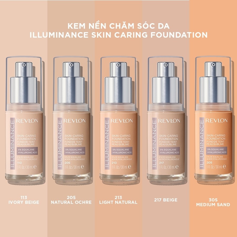 Ảnh Kem Nền Dưỡng Da, Cấp Ẩm Revlon Illuminance Skin-Caring Foundation (30ml) 2