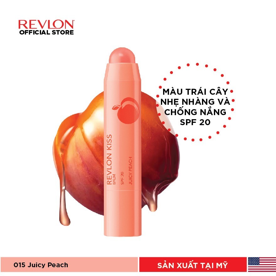 Ảnh Son Dưỡng Môi Có Màu Và Không Màu Revlon Kiss Balm 2.6g 4