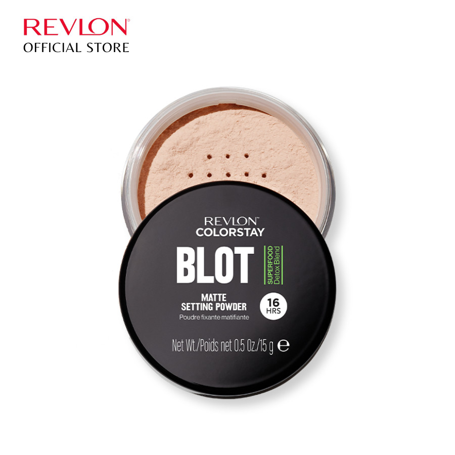 Ảnh Phấn Phủ Revlon Colorstay Blot Setting Powder Kiềm Dầu, Che Phủ Lỗ Chân Lông (15g) 1