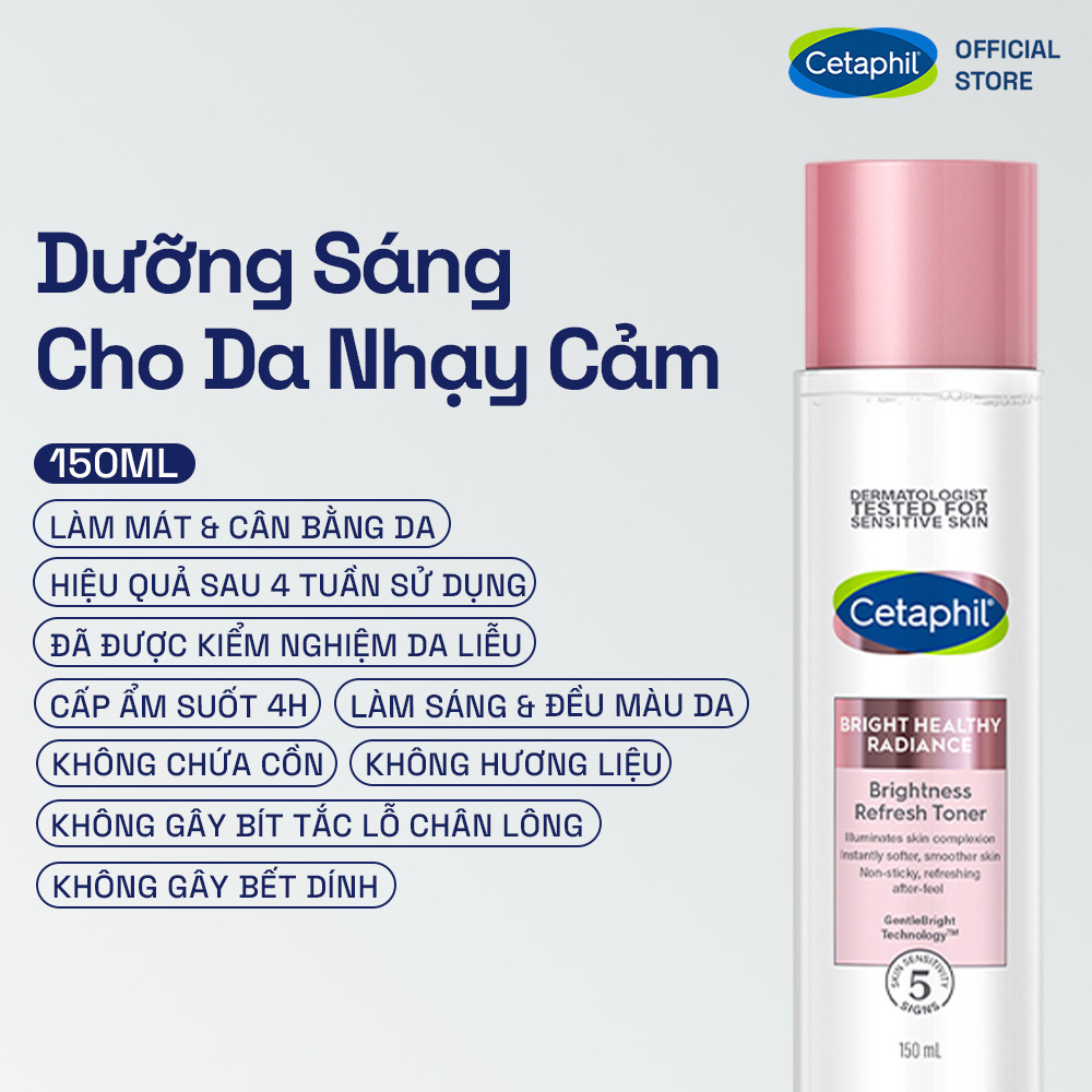 Ảnh Nước cân bằng làm sáng dịu lành cho da nhạy cảm CETAPHIL BRIGHT HEALTHY RADIANCE TONER 150ML 1