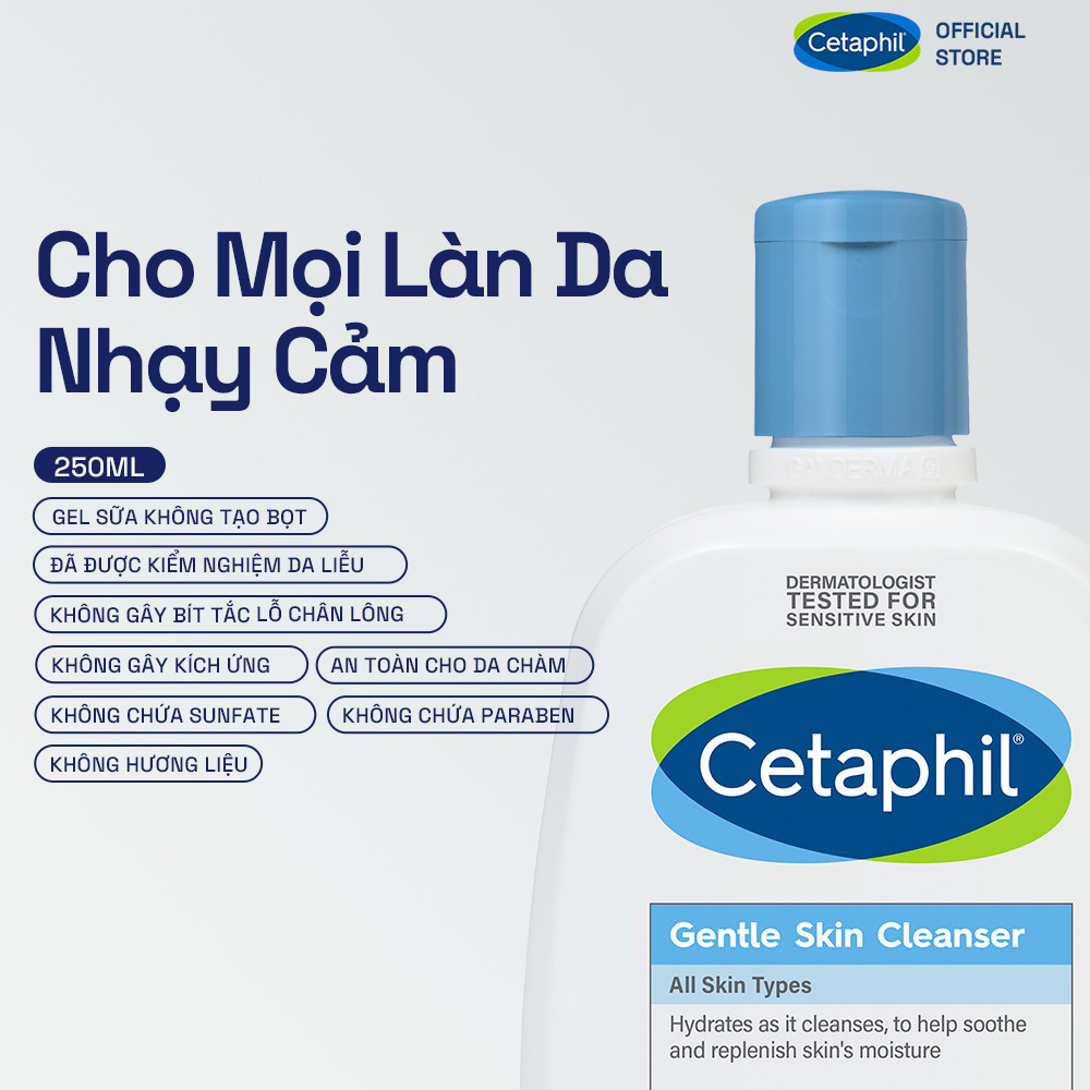 Ảnh Sữa rửa mặt dịu lành cho da nhạy cảm CETAPHIL GENTLE SKIN CLEANSER 250ML 1