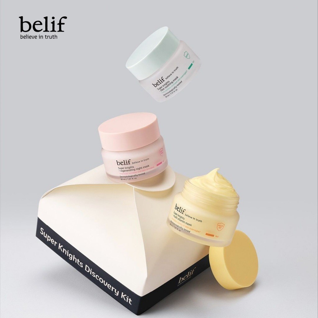 Ảnh Bộ 3 mặt nạ best-seller belif Super Knights Discovery Kit Set (3x30ml) 2