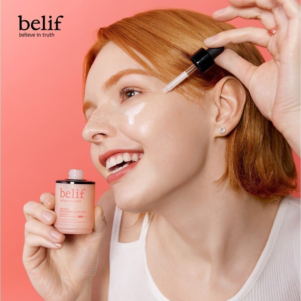 Ảnh Tinh chất tái tạo và cải thiện nếp nhăn belif Super drops - Peptide firming serum 30ml 4