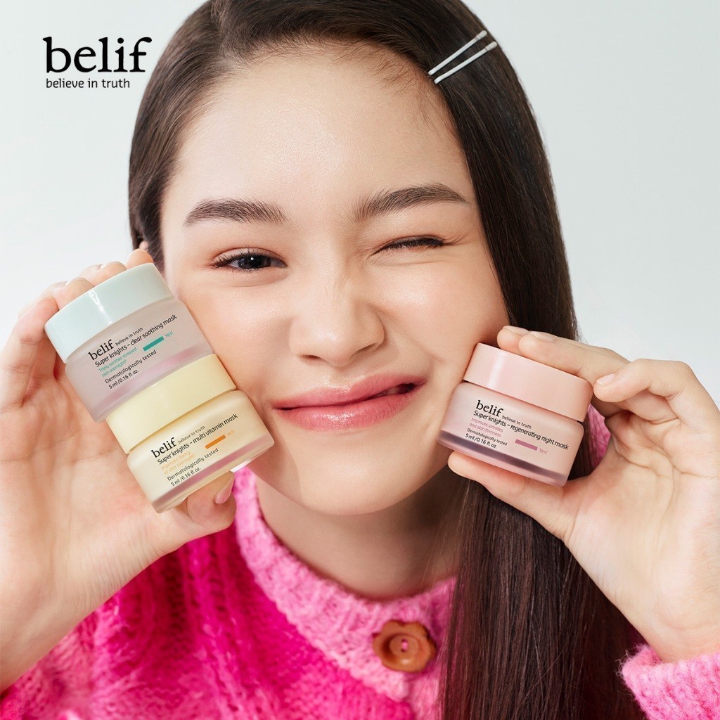 Ảnh Bộ 3 mặt nạ best-seller belif Super Knights Discovery Kit Set (3x30ml) 3