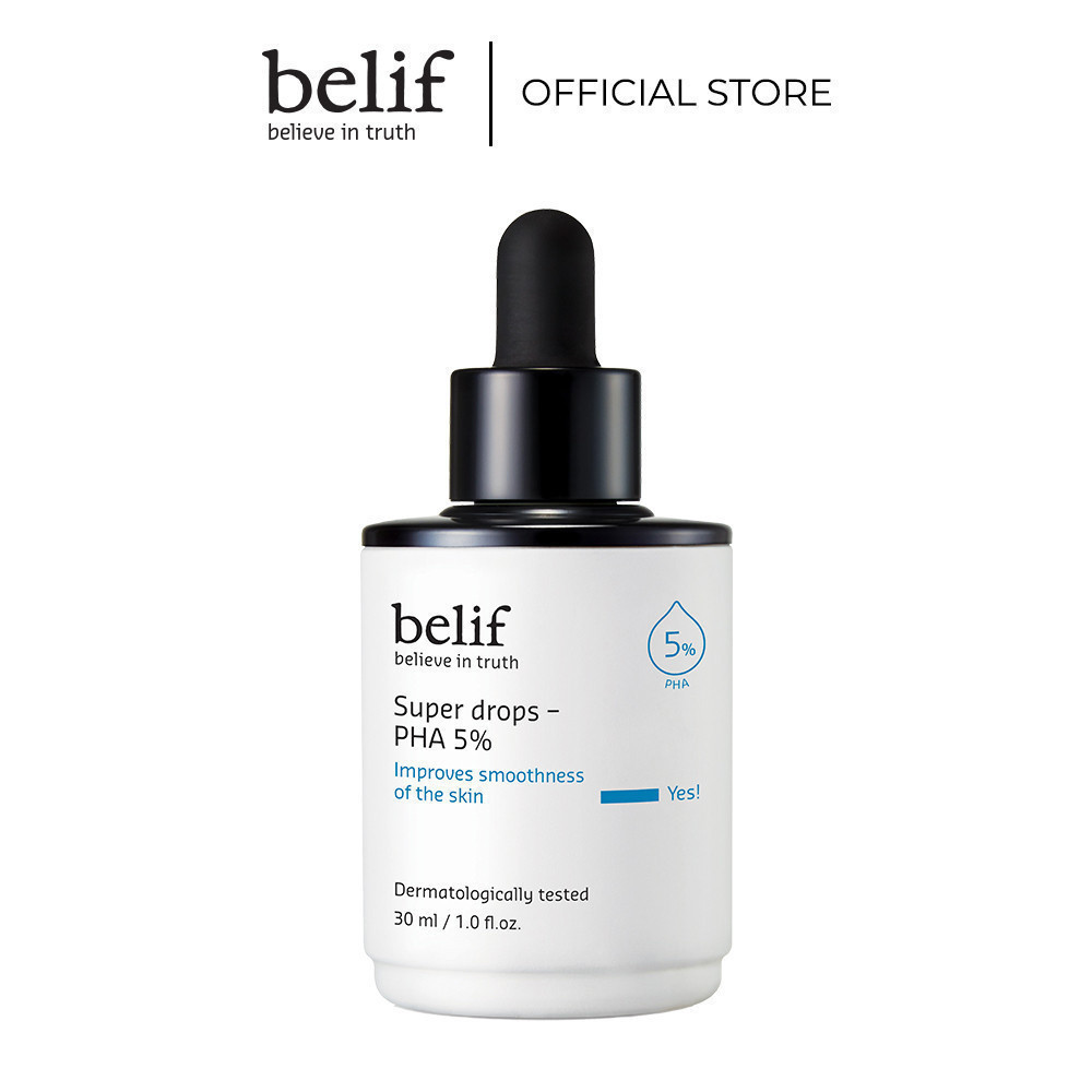 Ảnh Tinh chất dưỡng da mềm mịn và tẩy tế bào chết belif Super Drops PHA 5% 30 ml 1