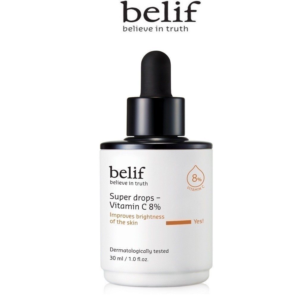 Ảnh Tinh chất dưỡng sáng đều màu và mờ thâm belif Super Drops Vitamin C 8% 30 ml 1