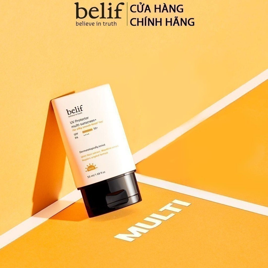 Ảnh Kem chống nắng hiệu chỉnh da belif UV Protector Multi Sunscreen SPF50+ PA++++ 50ml 4