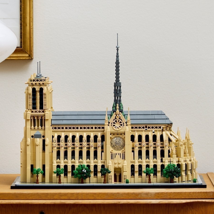 Ảnh LEGO ARCHITECTURE 21061 Đồ Chơi Lắp Ráp Nhà Thờ Đức Bà Paris (4383 chi tiết) 4