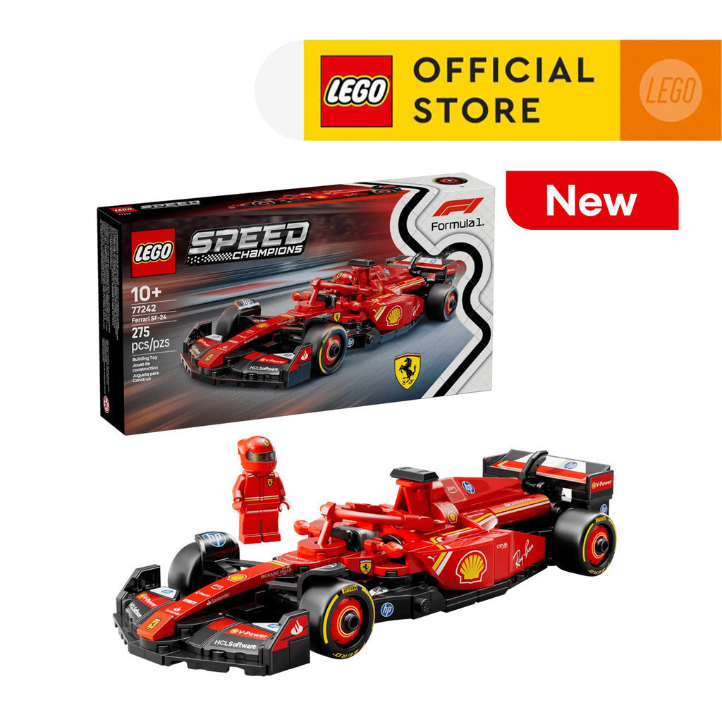 Ảnh LEGO SPEED CHAMPIONS 77242 Đồ Chơi Lắp Ráp Xe Đua Ferrari SF-24 F1 (275 chi tiết) 2