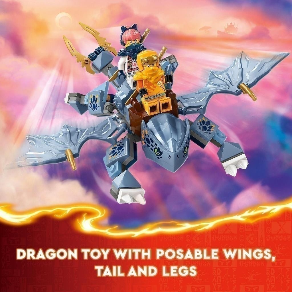 Ảnh LEGO NINJAGO 71810 Đồ chơi lắp ráp Rồng con Riyu (132 chi tiết) 4