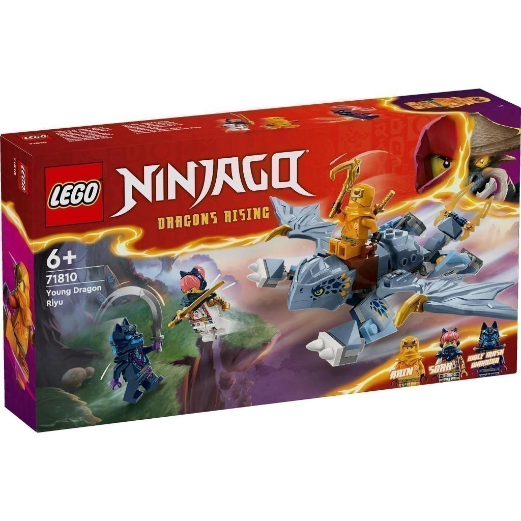 Ảnh LEGO NINJAGO 71810 Đồ chơi lắp ráp Rồng con Riyu (132 chi tiết) 2