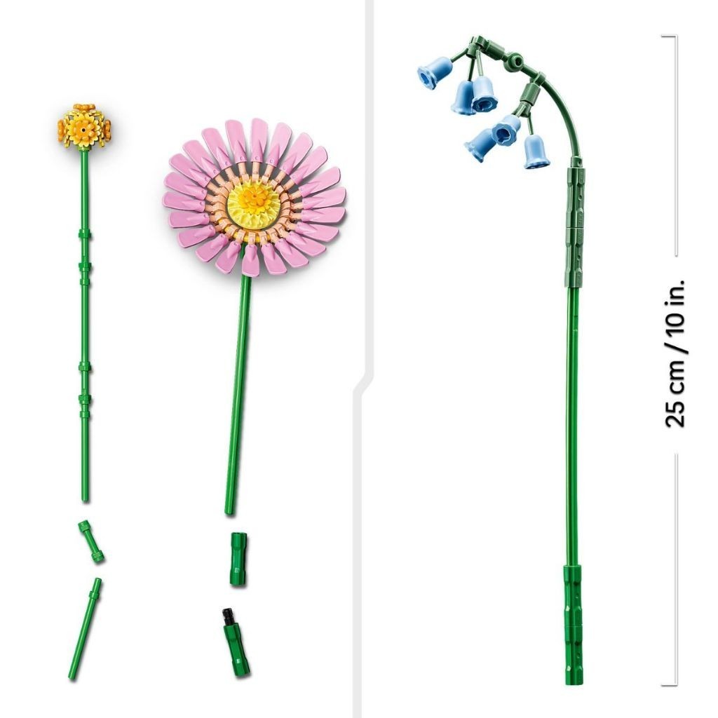 Ảnh LEGO BOTANICALS 10347 Đồ Chơi Lắp Ráp Bó Hoa Nhỏ Tươi Tắn (373 chi tiết) 2