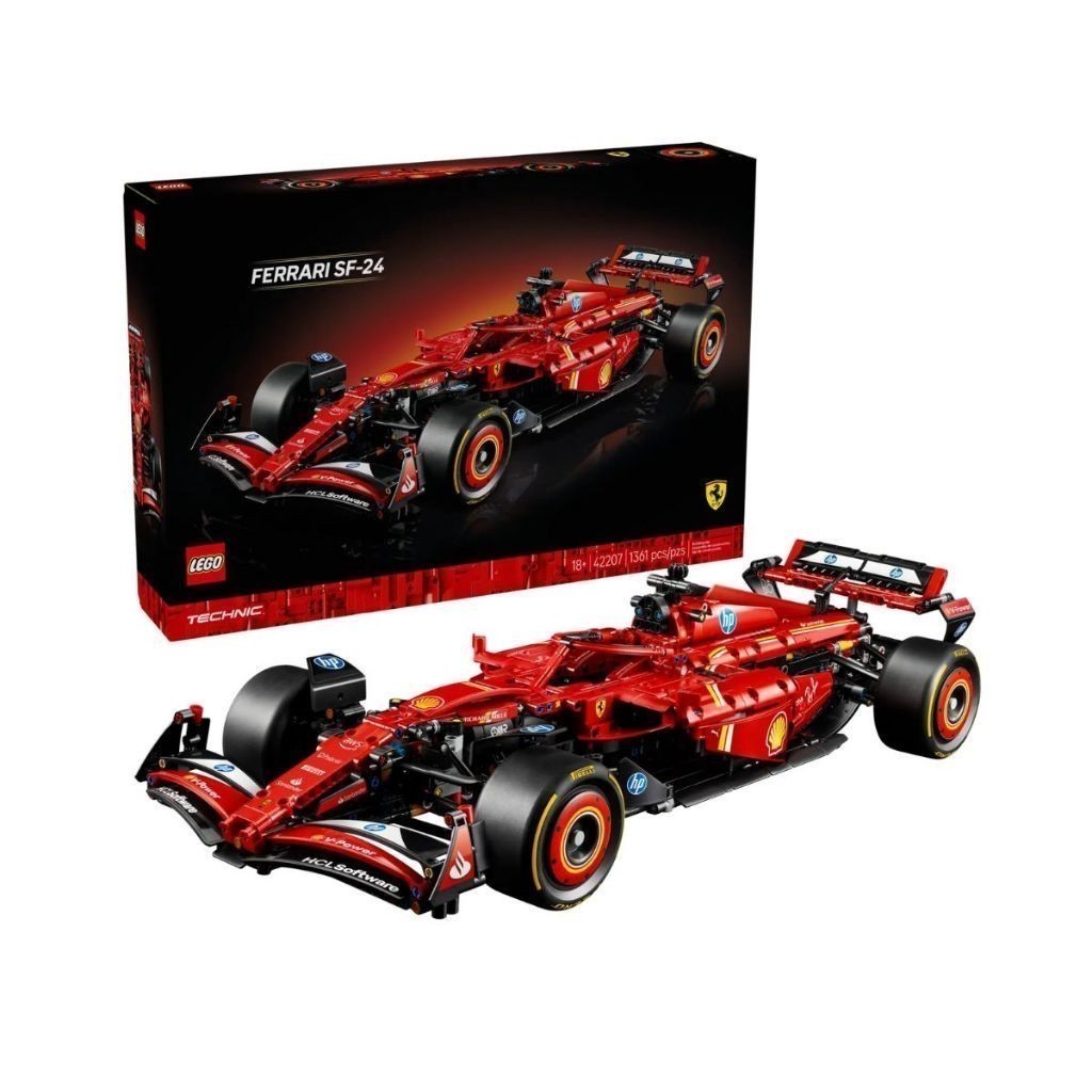 Ảnh LEGO TECHNIC 42207 Đồ Chơi Lắp Ráp Xe Ferrari SF-24 F1 (1361 chi tiết) 1