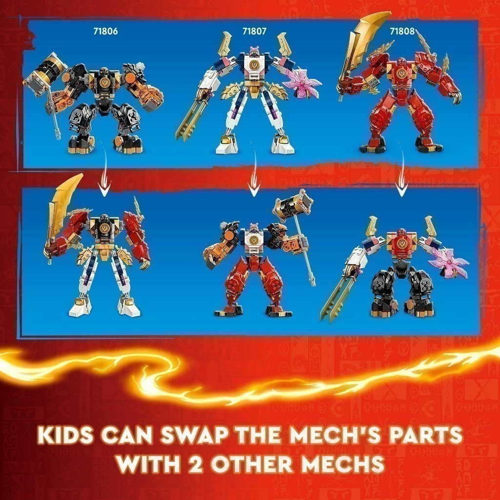 Ảnh LEGO NINJAGO 71806 Đồ chơi lắp ráp Chiến giáp của Cole (235 chi tiết) 4