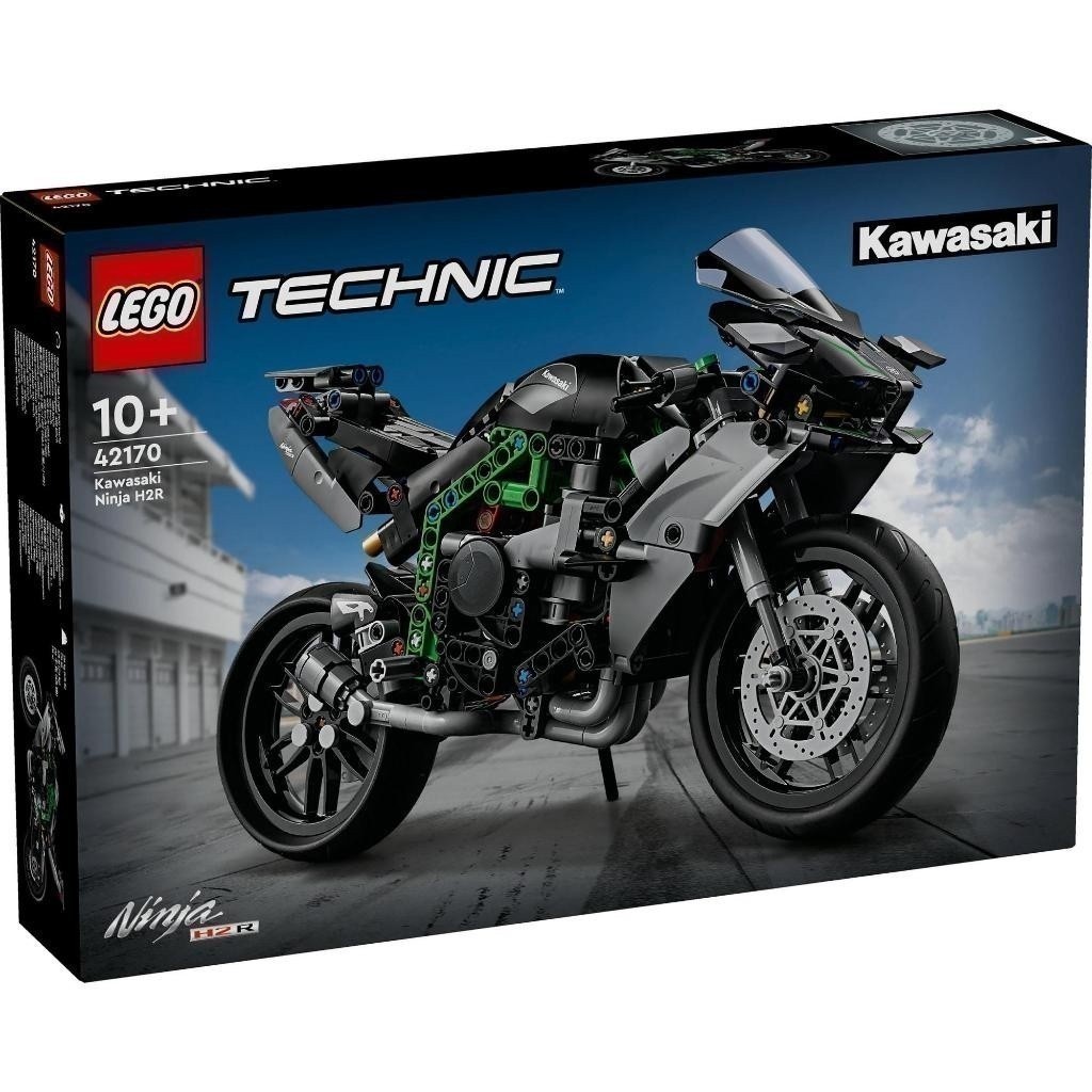 Ảnh LEGO TECHNIC 42170 Đồ chơi lắp ráp Xe mô tô thể thao Kawasaki Ninja H2®R (643 chi tiết) 1