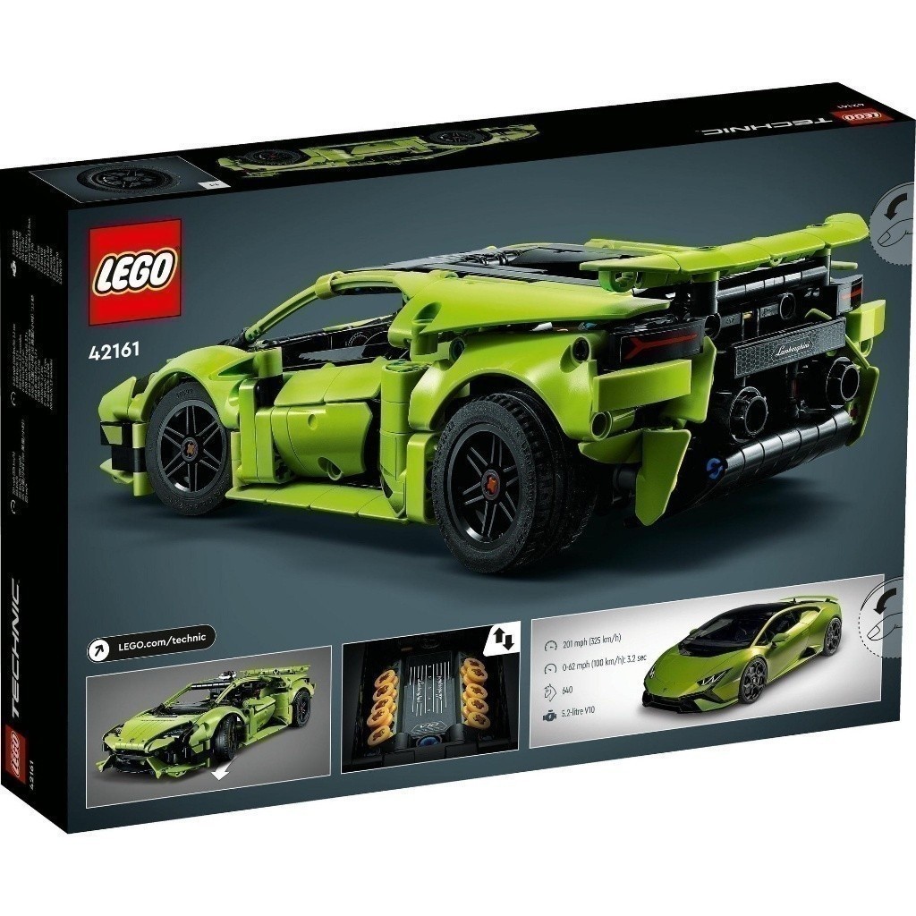 Ảnh LEGO TECHNIC 42161 Đồ chơi lắp ráp Siêu Xe Lamborghini Huracán Tecnica (806 chi tiết) 2