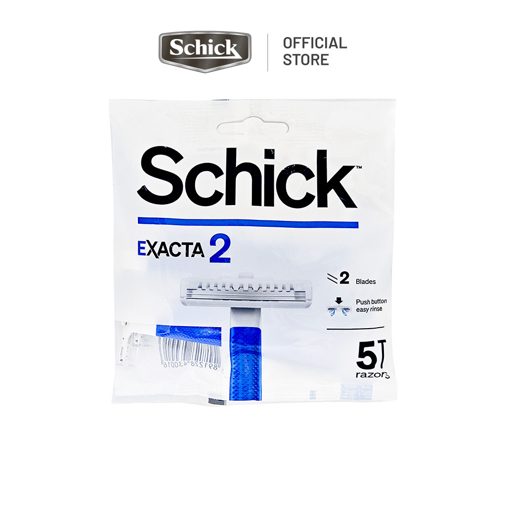 Dao Cạo Dùng 1 Lần Schick Exacta2 Blue 4 + 1S