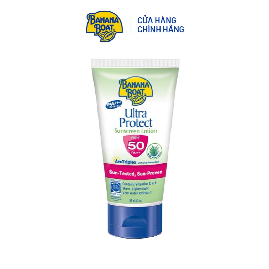 Kem Chống Nắng Banana Boat Bảo Vệ Vượt Trội Ultra Protect - SPF50/PA+++ 90ML