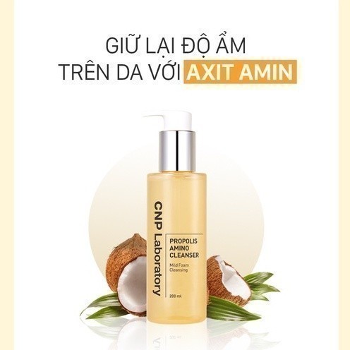 Ảnh Sữa rửa mặt keo ong dịu nhẹ phục hồi dành cho mọi loại da CNP Propolis Energy Cleanser 200ml 3