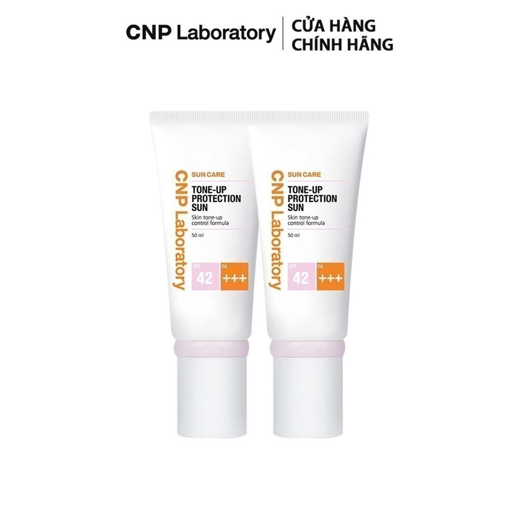 Ảnh Combo 2 kem chống nắng nâng tone kiềm dầu CNP Laboratory SPF42/PA+++ 50ml/chai 2