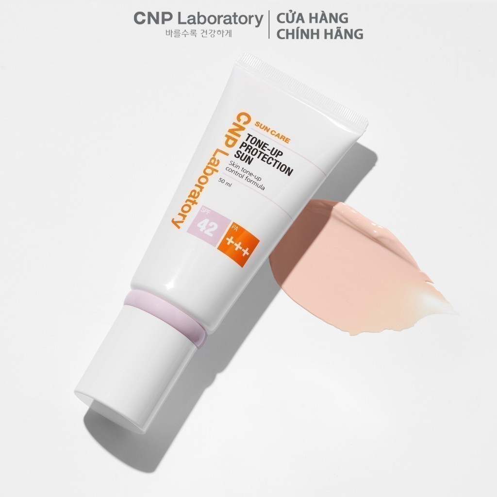 Ảnh Kem chống nắng nâng tông và kiềm dầu CNP Laboratory tone up sun cream SPF 42/PA+++ 50ml 2
