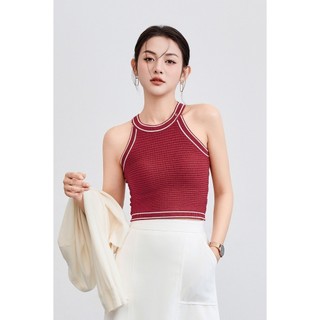 Áo Yếm Len Croptop Dáng Ôm Nhiều Màu VIEN TRAN V61W24Q012